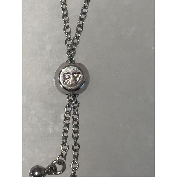 Pura Vida Chip Amazonite Stone Silver Plated Cable Chain Bracelet Aqua OS - Picture 3 of 4